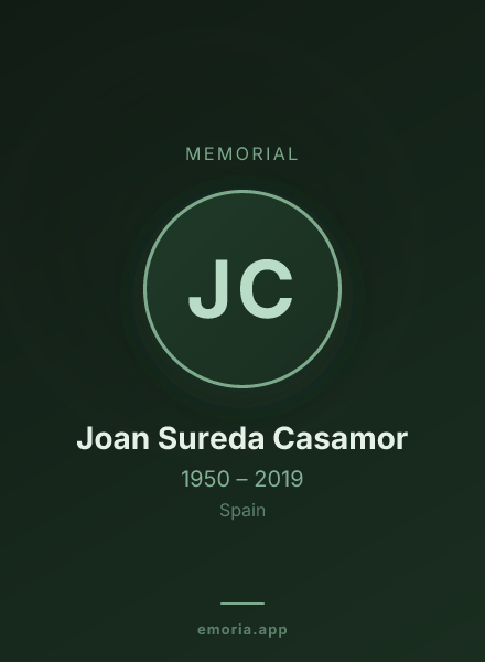 Memorial portrait of Joan Sureda Casamor