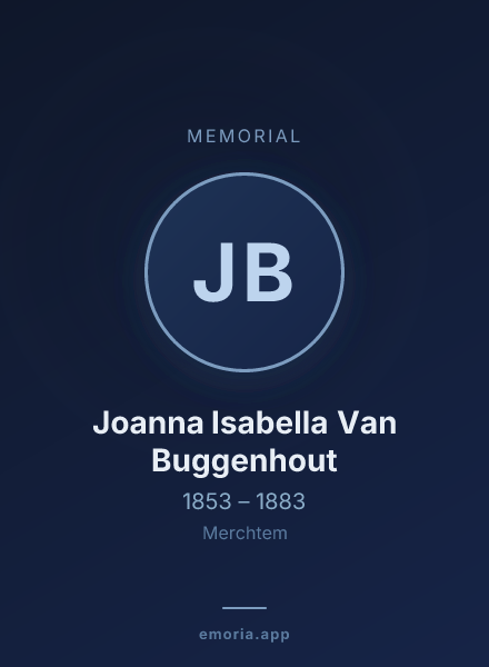 Memorial portrait of Joanna Isabella Van Buggenhout