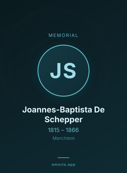 Memorial portrait of Joannes-Baptista De Schepper