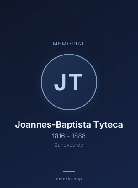 Memorial portrait of Joannes-Baptista Tyteca