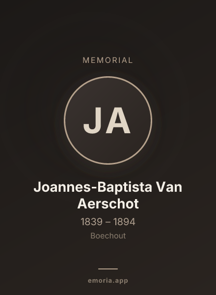 Memorial portrait of Joannes-Baptista Van Aerschot