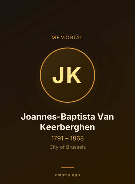 Memorial portrait of Joannes-Baptista Van Keerberghen
