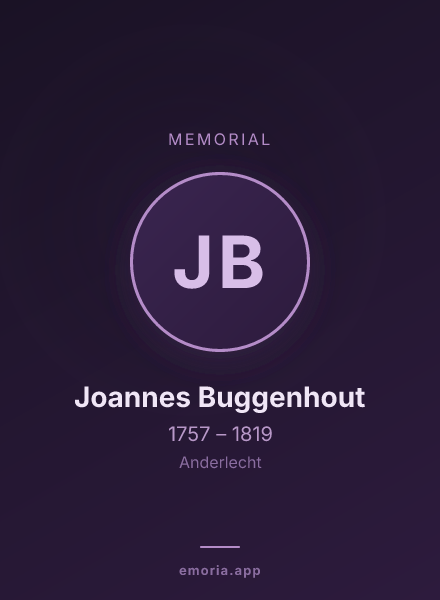 Memorial portrait of Joannes Buggenhout