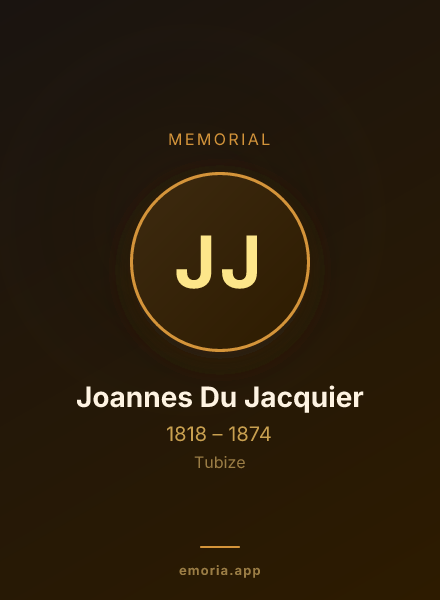Memorial portrait of Joannes Du Jacquier