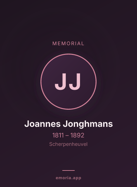 Memorial portrait of Joannes Jonghmans