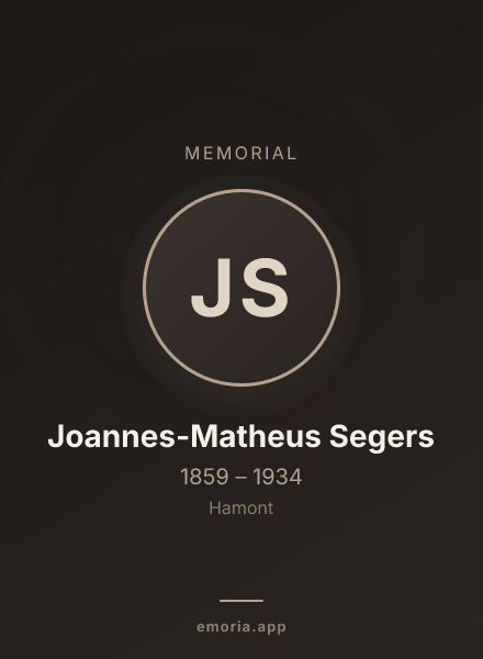 Memorial portrait of Joannes-Matheus Segers