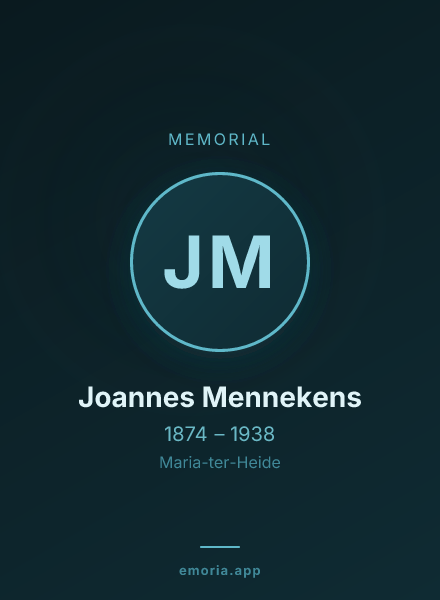 Memorial portrait of Joannes Mennekens
