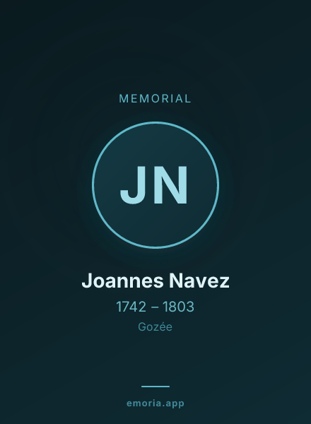 Memorial portrait of Joannes Navez