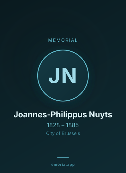 Memorial portrait of Joannes-Philippus Nuyts