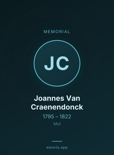 Memorial portrait of Joannes Van Craenendonck