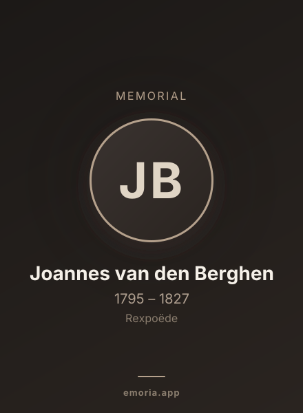 Memorial portrait of Joannes van den Berghen