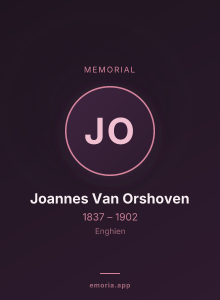Memorial portrait of Joannes Van Orshoven