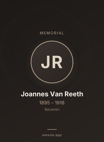 Memorial portrait of Joannes Van Reeth