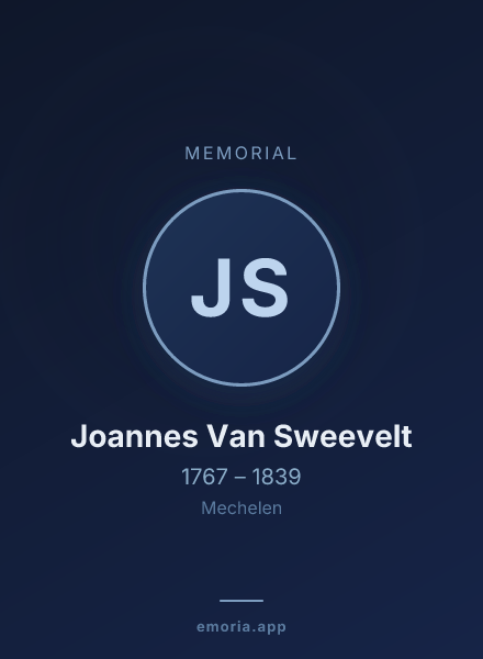 Memorial portrait of Joannes Van Sweevelt
