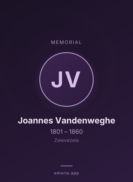 Memorial portrait of Joannes Vandenweghe