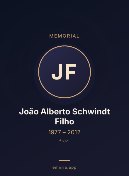 Memorial portrait of João Alberto Schwindt Filho