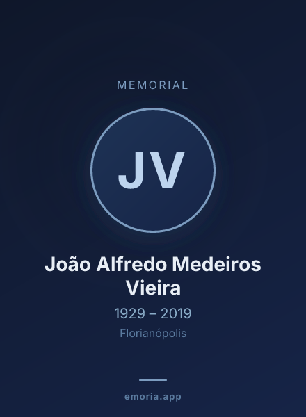 Memorial portrait of João Alfredo Medeiros Vieira