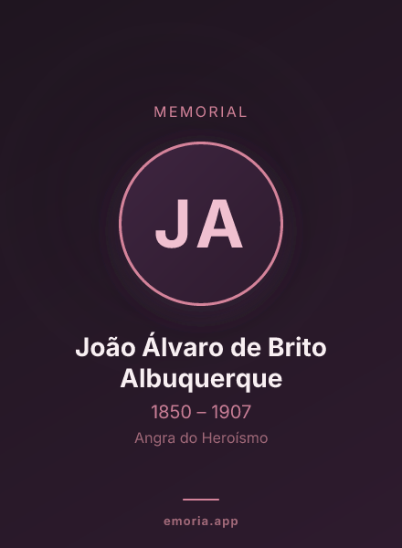 Memorial portrait of João Álvaro de Brito Albuquerque