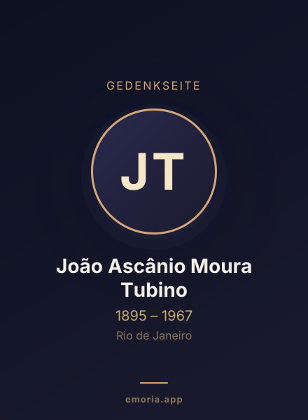 Gedenkportrait von João Ascânio Moura Tubino
