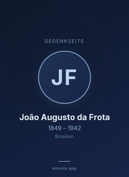 Gedenkportrait von João Augusto da Frota
