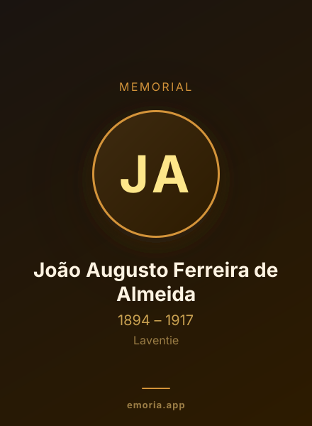 Memorial portrait of João Augusto Ferreira de Almeida