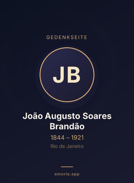 Gedenkportrait von João Augusto Soares Brandão