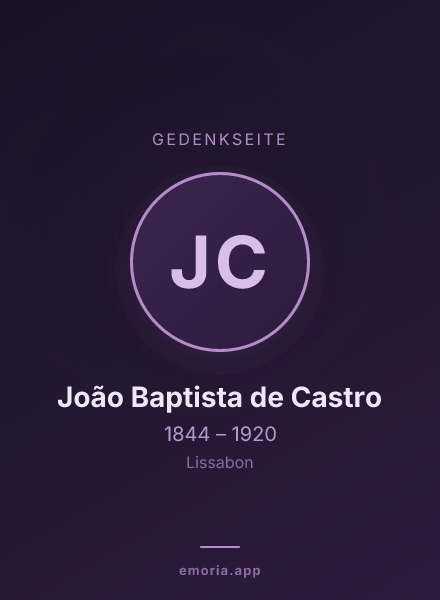 Gedenkportrait von João Baptista de Castro