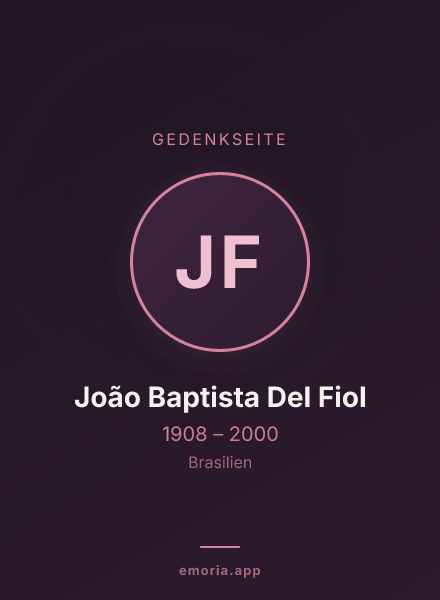 Gedenkportrait von João Baptista Del Fiol
