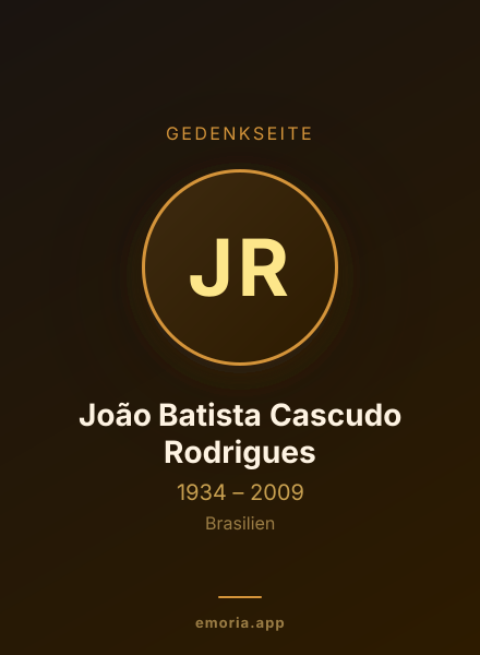 Gedenkportrait von João Batista Cascudo Rodrigues