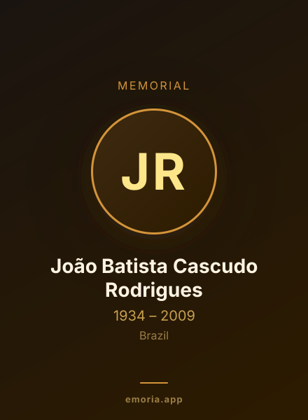 Memorial portrait of João Batista Cascudo Rodrigues