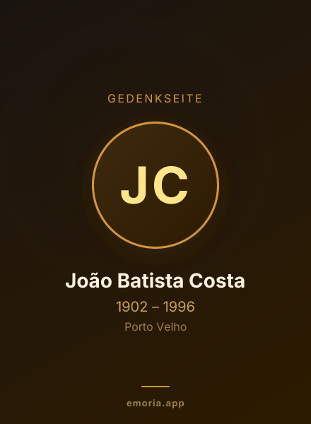 Gedenkportrait von João Batista Costa