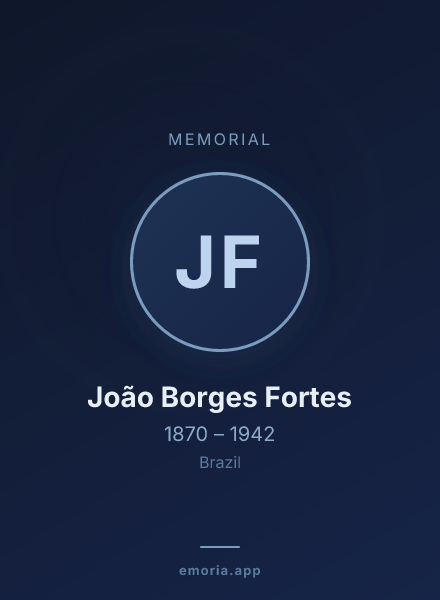 Memorial portrait of João Borges Fortes