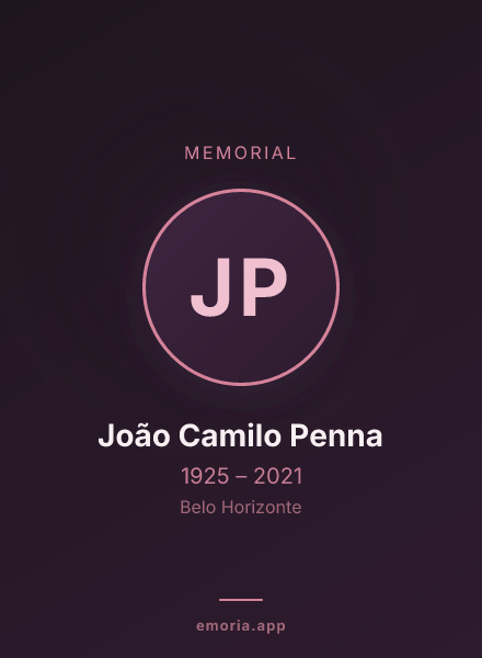 Memorial portrait of João Camilo Penna