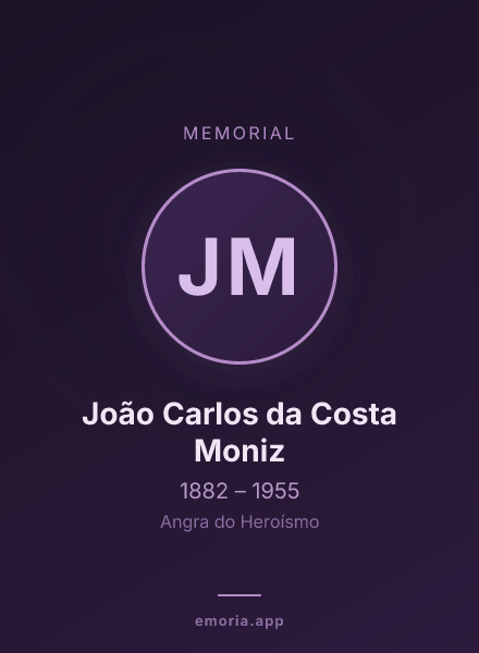 Memorial portrait of João Carlos da Costa Moniz