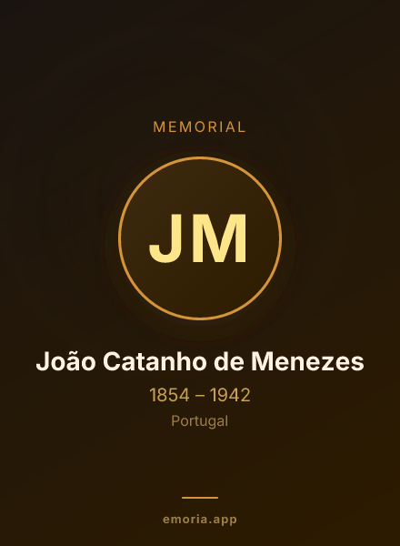 Memorial portrait of João Catanho de Menezes
