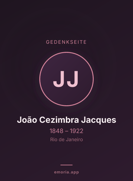 Gedenkportrait von João Cezimbra Jacques