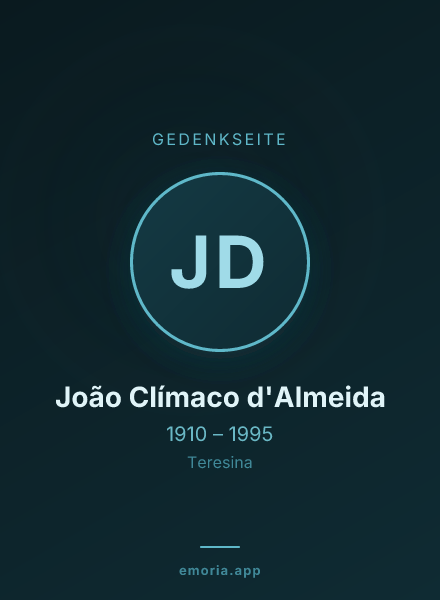 Gedenkportrait von João Clímaco d'Almeida