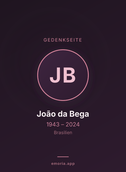 Gedenkportrait von João da Bega