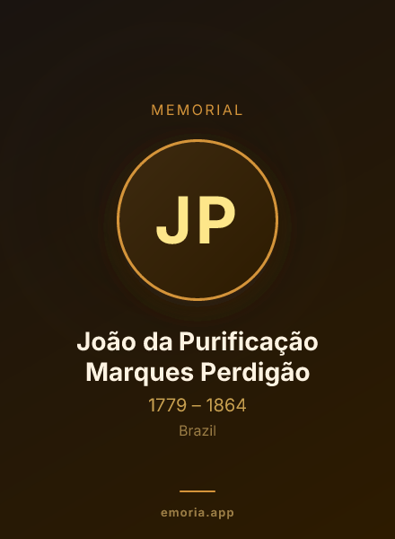 Memorial portrait of João da Purificação Marques Perdigão