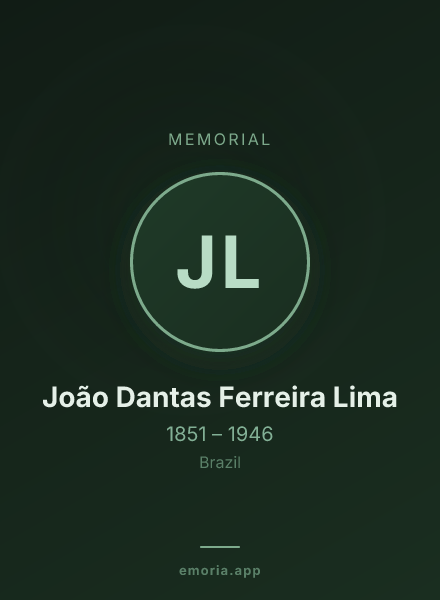 Memorial portrait of João Dantas Ferreira Lima