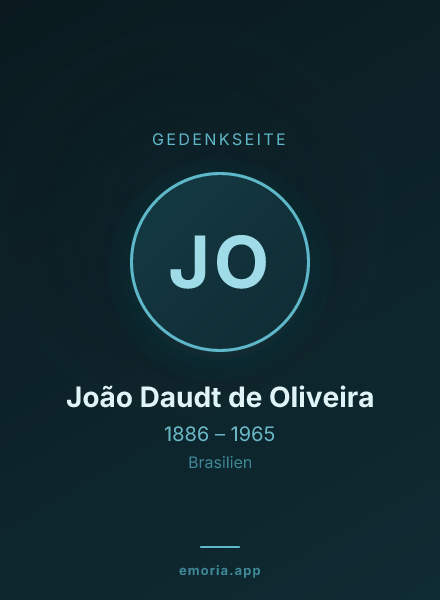 Gedenkportrait von João Daudt de Oliveira