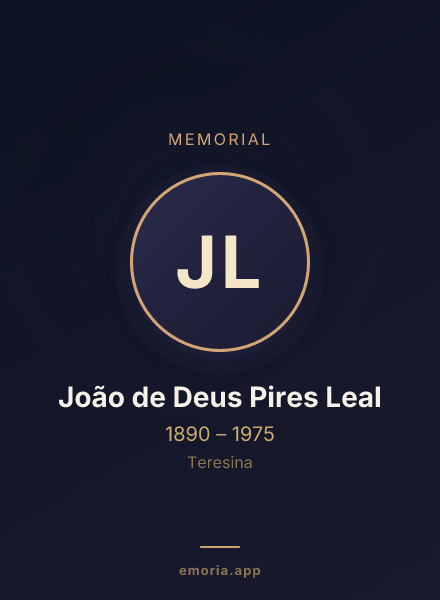 Memorial portrait of João de Deus Pires Leal