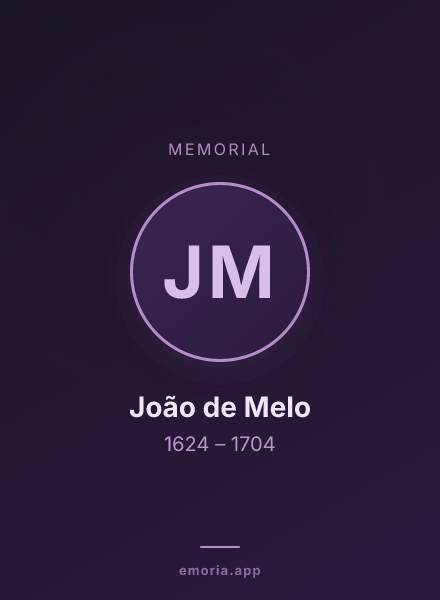 Memorial portrait of João de Melo
