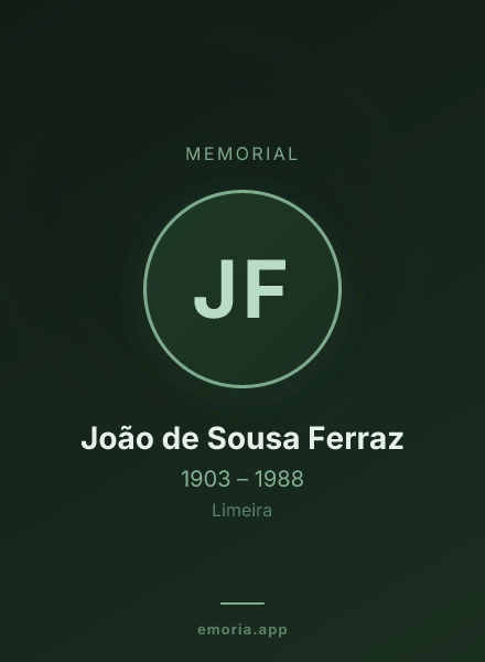 Memorial portrait of João de Sousa Ferraz