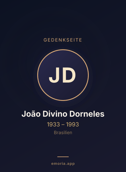 Gedenkportrait von João Divino Dorneles