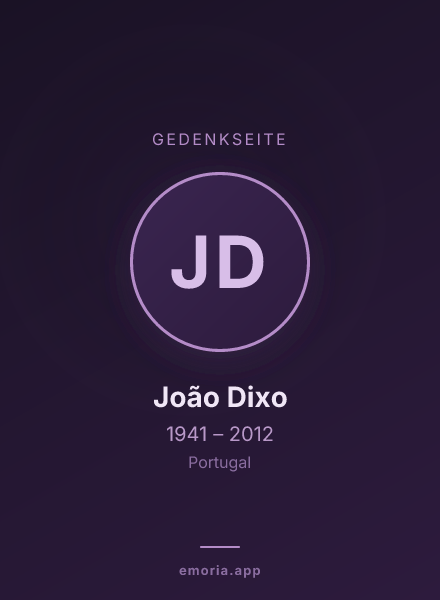 Gedenkportrait von João Dixo