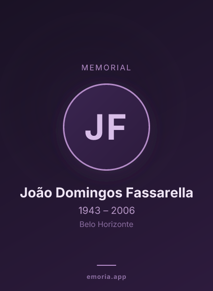 Memorial portrait of João Domingos Fassarella