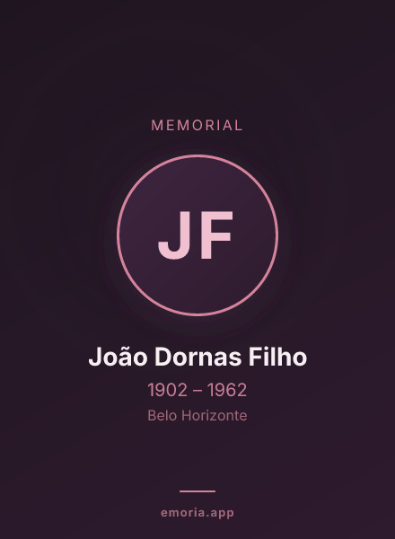 Memorial portrait of João Dornas Filho