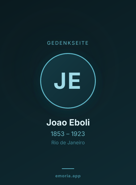 Gedenkportrait von Joao Eboli