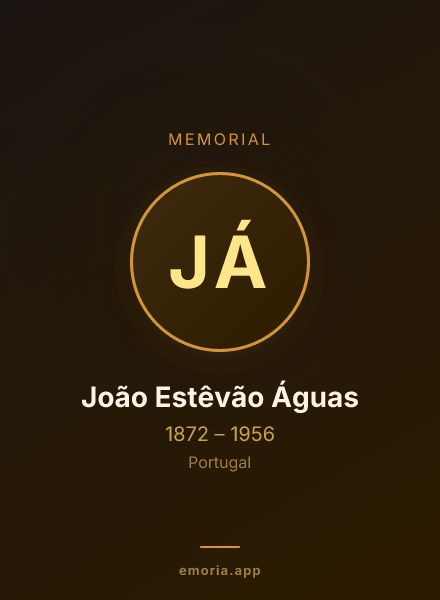 Memorial portrait of João Estêvão Águas